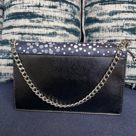 Kate Spade Cameron Convertible Crossbody Black with Multi-Colored Dots - Picture 5 of 16